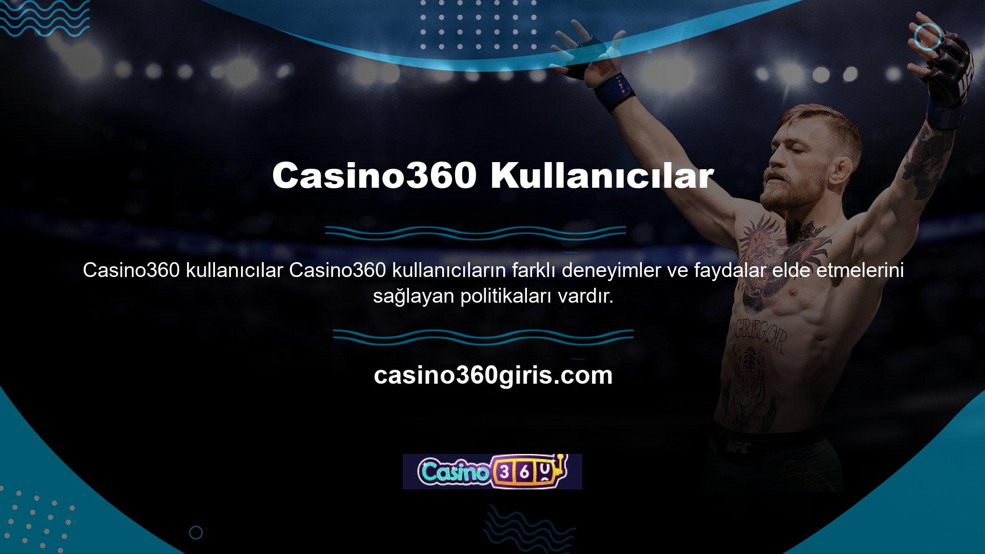 Casino360 ayrıca giriş adresinizi ve bağlantınızı kullanarak eski güncel bakiyeleri, kazançları, bonusları ve tüm geçmiş işlemleri arama olanağı da sunar